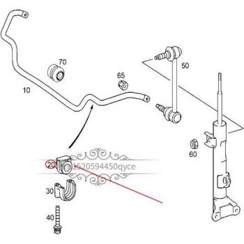 Rubber sleeve for C-Class