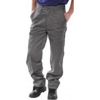 Beeswift Heavyweight Drivers Trousers Grey 34 BSW05944