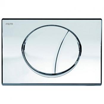 MEPA Éllipse Plaque de Déclenchement 420756 – Chrome Brillant, Réservoir Intégré A21/E21