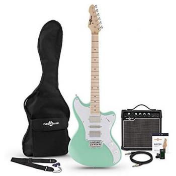 Pack Seattle : Guitare Électrique et Ampli Vert Océan