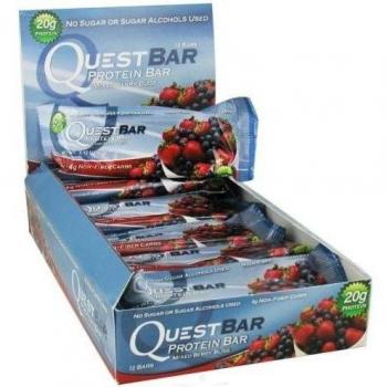 Each Bar Contains 2.12 oz of Mixed Berry Bliss Protein by Quest Nutrition