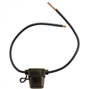 Moisture-Resistant Blade Fuse Holder (20-amp, Pack of 10) in Black with Connector 30456