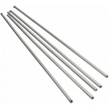 5-Pack 304 Stainless Steel Capillary Tubes, 3mm Outer Diameter, 2mm Inner Diameter, 250mm Long