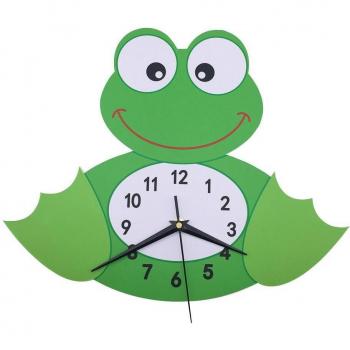 European Home Froggy Timepiece – 3D Kids’ Decor