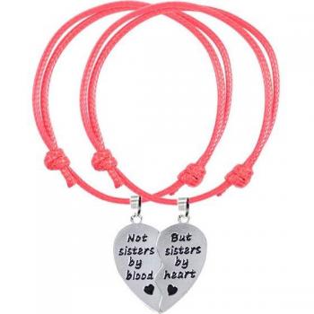 Lederen Koord Armband met Stiksels en Hanger