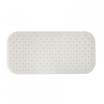 Alfombra Antideslizante para Bañera 36x97cm Blanca