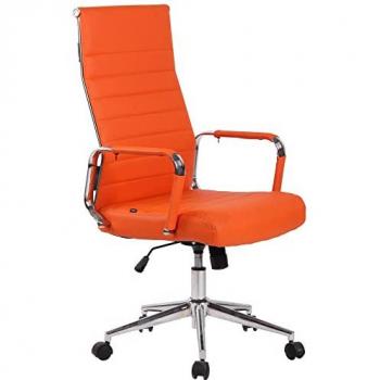 Bureau Comfort Kolumbus Orange – Siège Similicuir
