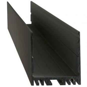 Profilo Trimless Vision Alluminio Nero 3000 mm IDEALLUX