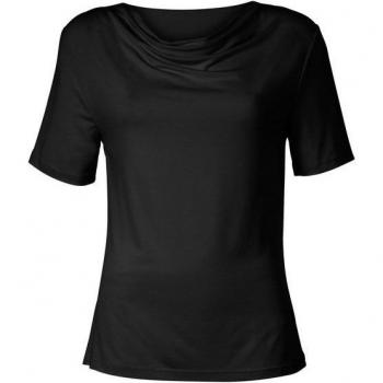 Damen T-Shirt mit Wasserfallausschnitt