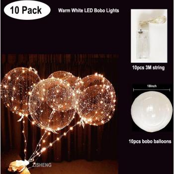 LuminAire Helio 18” – Paquete de 10 Glóbulos Transparentes