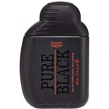 Pure Black Perfume by Creation Lamis for Men Spray 3.4 oz