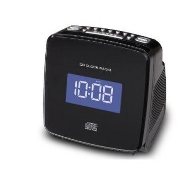 SoundMaster Reloj 24h con Radio, CD/MP3 y Soporte Recargable para iPod/iPhone 4 – URD810IP