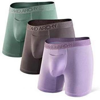 DAVID ARCHY Herren Unterwäsche, weiche Modalschichten, Multipack