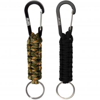 EOTW 2 Pack Corde Tressée avec Porte-clés et Mousqueton