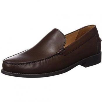 Geox U New Damon, Mocasines, para Hombre, Marrón (Oscuro), 44 EU