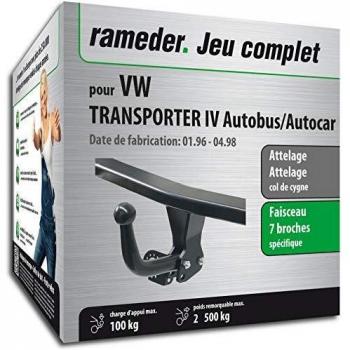 Rameder Attelage démontable avec Outil pour VW Transporter IV Autobus/Autocar + Faisceau 7 Broches (164327-00463-2-FR)
