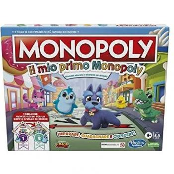 Monopoly: Il Mio Primo Monopoly, gioco da tavolo per famiglie, per bambini dai 4 anni in su