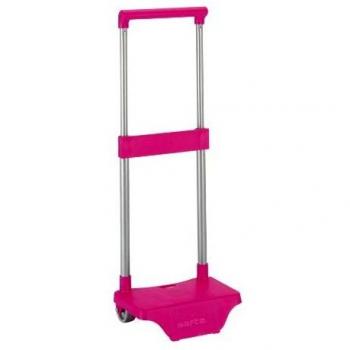 CARRO PORTA.PQÑO. FUCSIA PANT. 241C | Carro pequeño para Mochila Fabricado en España  Sistema de sujeción para mochilas UNIVERSAL
