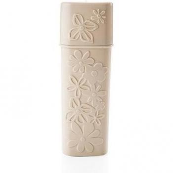 Toothbrush Travel Case with Floral Design