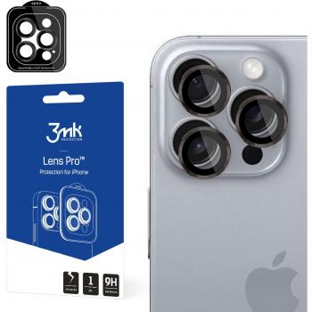 IPhone 16 Pro / 16 Pro Max 3M Titanium Lens Protector – Silver Gray