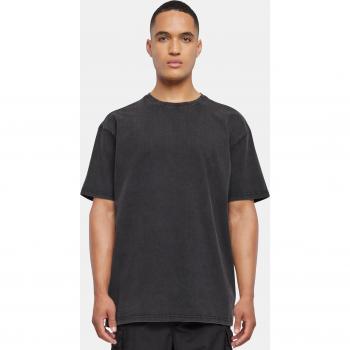 Heavy Acid‑Washed Black Oversized T – Love Yourself First