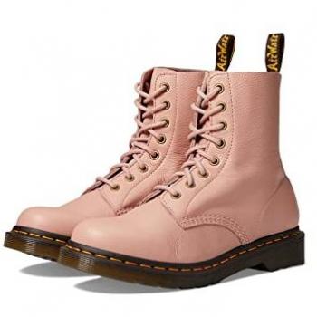 Dr. Martens Damen Schnürstiefel 1460 Pascal aus Leder in Nude/Rosa