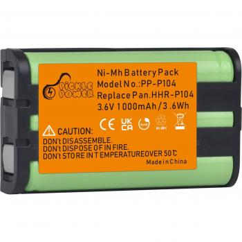 Batería Sustitución 1000 mAh Ni‑MH – Teléfonos Inalámbricos Panasonic HHR P104
