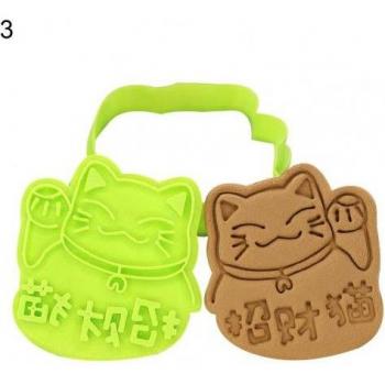 Molde de Galletas Gato de la Suerte
