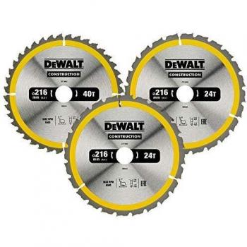 DeWALT SADA PILOVYCH KOTUCOV 216x30mm 3 DIELNA DT1962