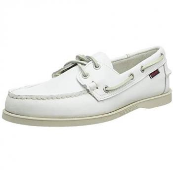 Sebago Herren Halbschuhe Weiss (44)