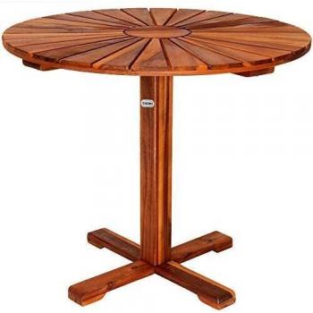 Tavolo da giardino in legno d'acacia per angolo caffè