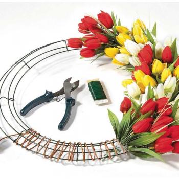 Round Shape Floral Hoop for Wedding Decor