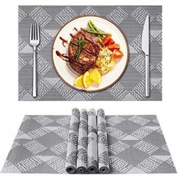 SavorSpace Dining Mat Set – 6 Pieces for Home & Outdoor