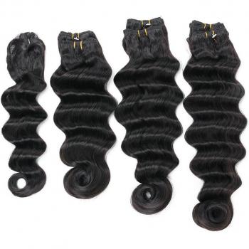 Extensiones Yaki de Pelo Sintético Onda Francesa 7 Mechones 14-18 Pulgadas