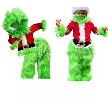 Máscara y Traje Grinch Verde Temático