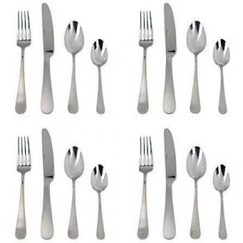 Mikasa Silver Satin Symmetry Cutlery Set