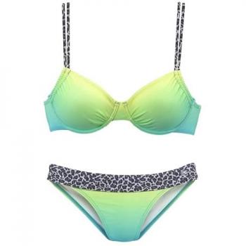KangaROOS Bügel-Bikini, mit trendigen Details im Leoprint