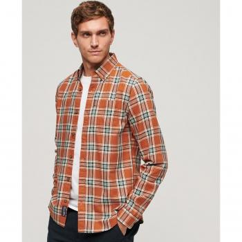 Camisa de cuadros vintage Superdry en algodón orgánico