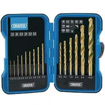 Draper 18549 Titanium Nitride Coated HSS Drill Bit Set