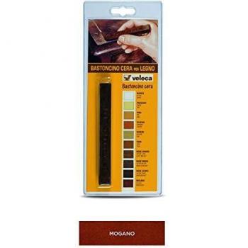 Veleca Bastoncino di legno di mogano con applicatore di ceralacca per il legno e riparazione mobile e parquet