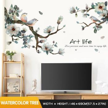 Warm Home Ink Flower Stickers