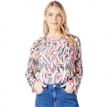 Principles Women's Multi Abstract Blouse
