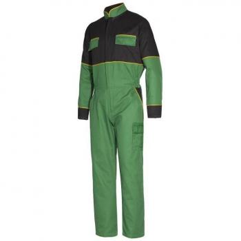 Salopette de chantier verte et noire – Issaline 7070‑027 (M)