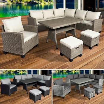 Gartenlounge-Set Hacienda in verschiedenen Farben für 10 Personen