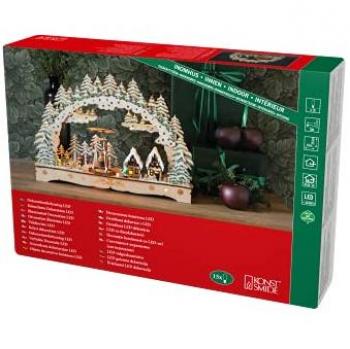 Winter Glow Rotating Figures Candle Arch – Konstsmide