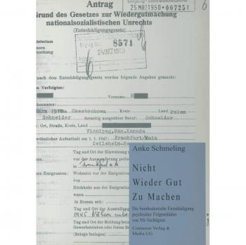 Nicht Wieder Gut Zu Machen,  Studien Und Materialien Zum Rechtsextremismus
