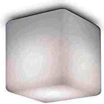 Luna 1 Light Square Surface Mounted Downlight White IP44