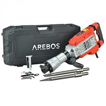 Arebos PowerHammer 1700 W – 60 J – 1900 Cps – Kit Mobilier
