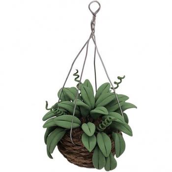 Portable Green Resin Plant Pots for Mini Landscapes