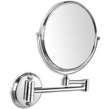 Folding Arm Stainless Steel Vanity Mirror